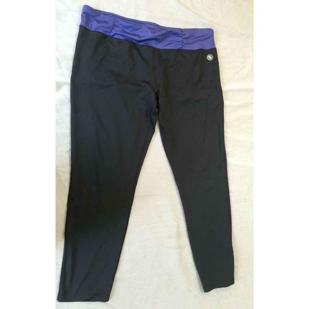 RAINBEAU WOMENS ATHLETIC PULL ON YOGA FITTED PANTS LEGGINGS SIZE XXL 20